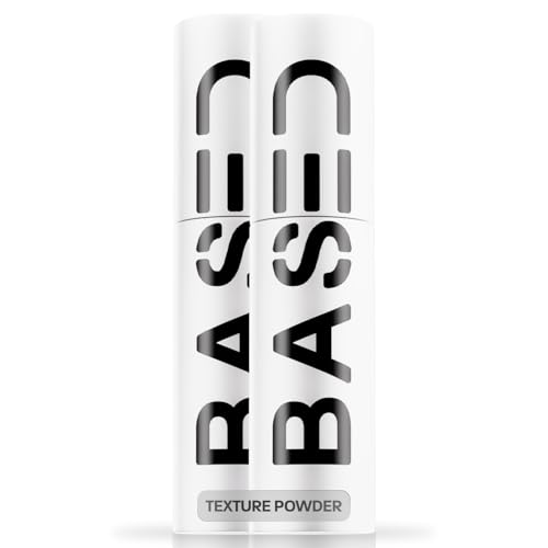 BASED Hair Texturizing Powder, Lightweight & Volumizing Hair Styling Powder with Matte Finish, Add Texture to Hair with Medium Hold, For Short to Medium Hair, (1.69oz Bottle, 2.5 Gram Fill, Pack of 1)