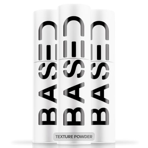 BASED Hair Texturizing Powder, Lightweight & Volumizing Hair Styling Powder with Matte Finish, Add Texture to Hair with Medium Hold, For Short to Medium Hair, (1.69oz Bottle, 2.5 Gram Fill, Pack of 1)