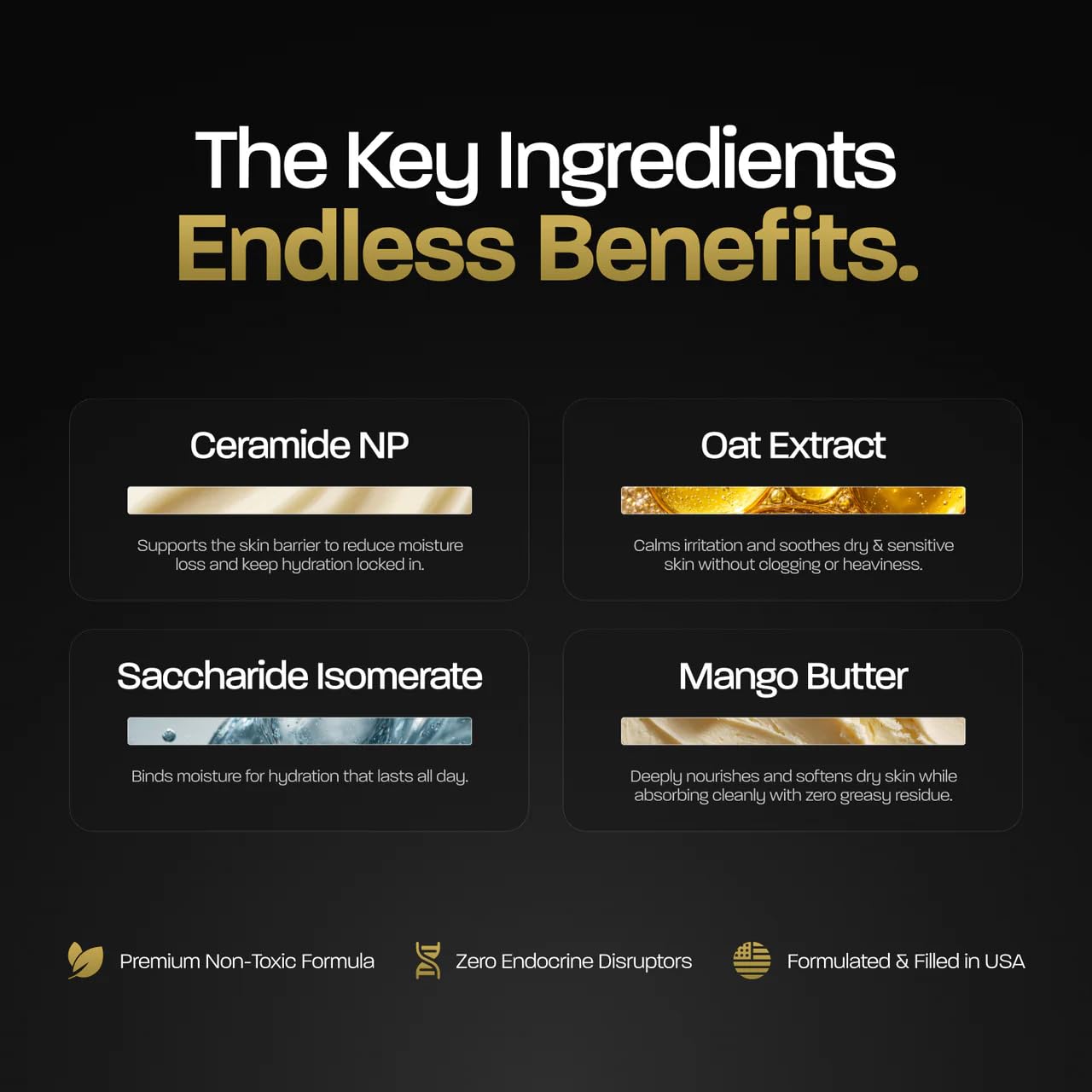 BASED Body Lotion with Ceramides - Santal Scent Men's Hydrating Moisturizer - Fast Absorbing Non Greasy Formula - Softens Dry Skin - Formulated & Filled in USA (13.5 Fl Oz, Pack of 1)