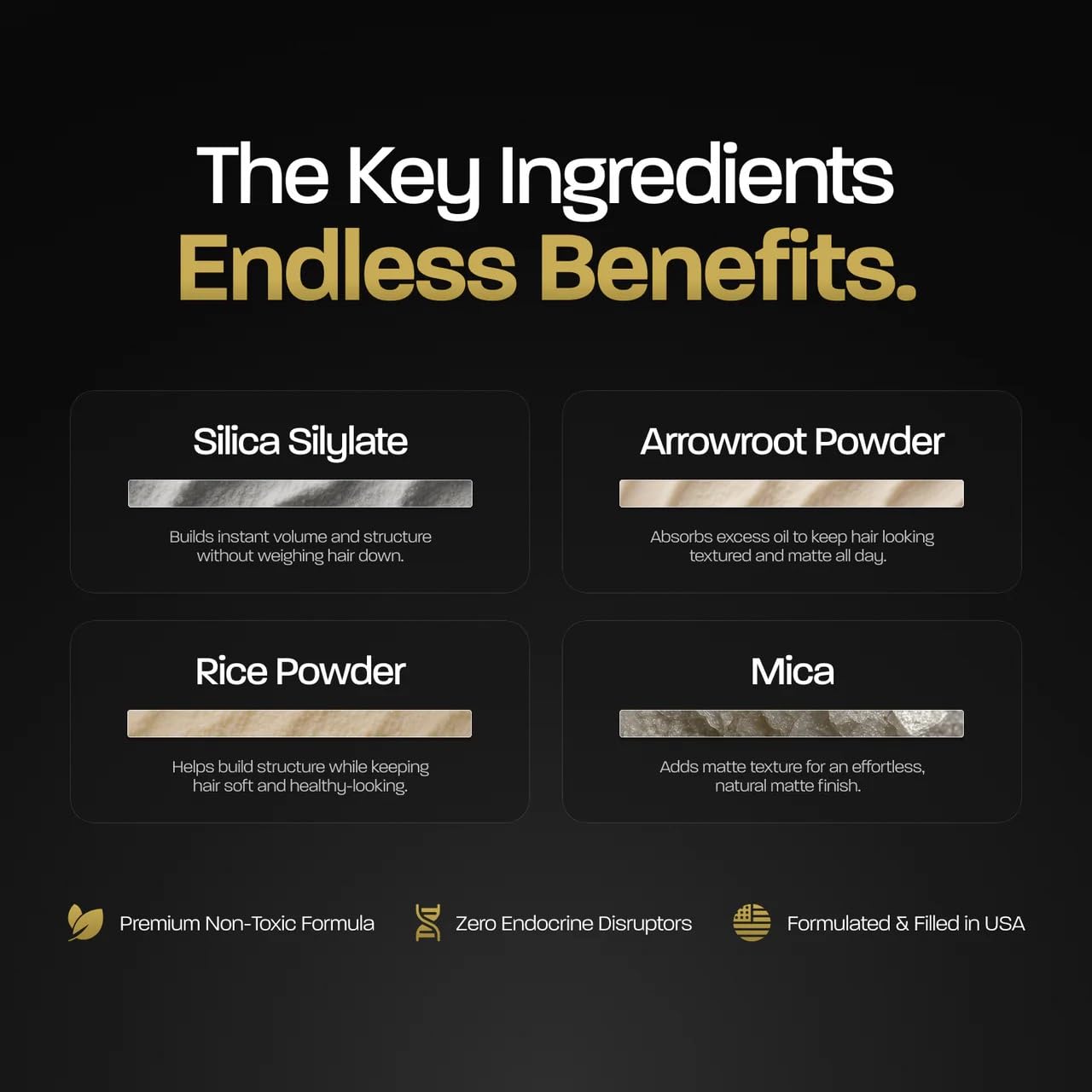 BASED Hair Texturizing Powder, Lightweight & Volumizing Hair Styling Powder with Matte Finish, Add Texture to Hair with Medium Hold, For Short to Medium Hair, (1.69oz Bottle, 2.5 Gram Fill, Pack of 1)