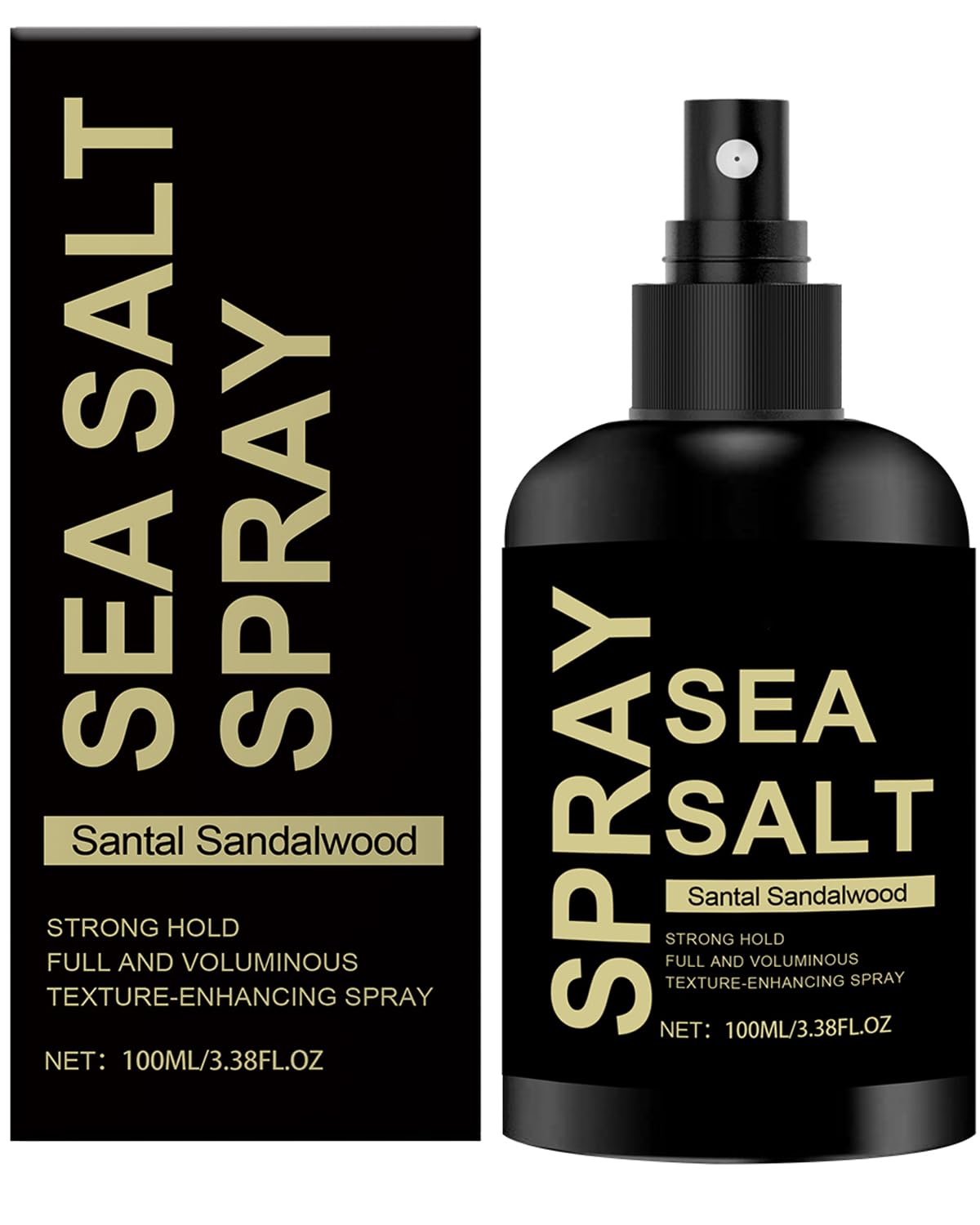 Sea Salt Spray for Women Men Volumizes Texturizes & Lifts Keratin Sea Salt Spray for Hair Natural Curls and Waves Hair 3.38 fl oz Light Non-Greasy