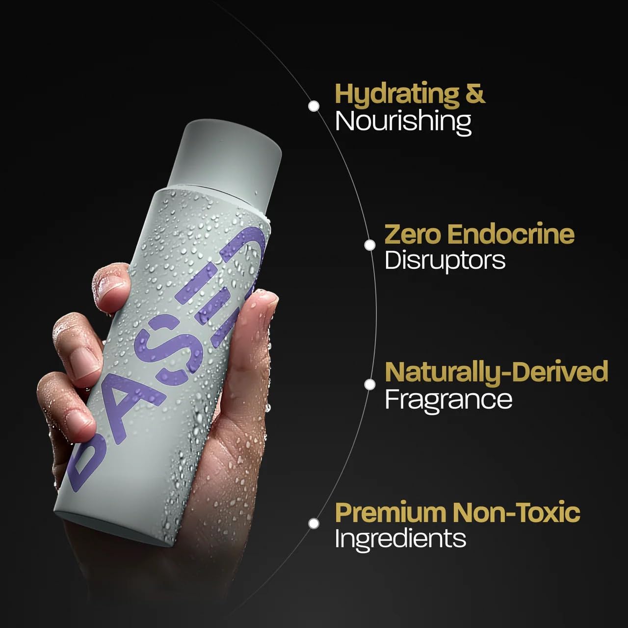 BASED Shower Duo Shampoo & Conditioner Bundle with Peppermint Oil & Coconut Oil, Cleansing Shampoo & Hydrating Conditioner for Men, No Sulfates, Silicones, or Parabens, 12 fl oz (Pack of 2)