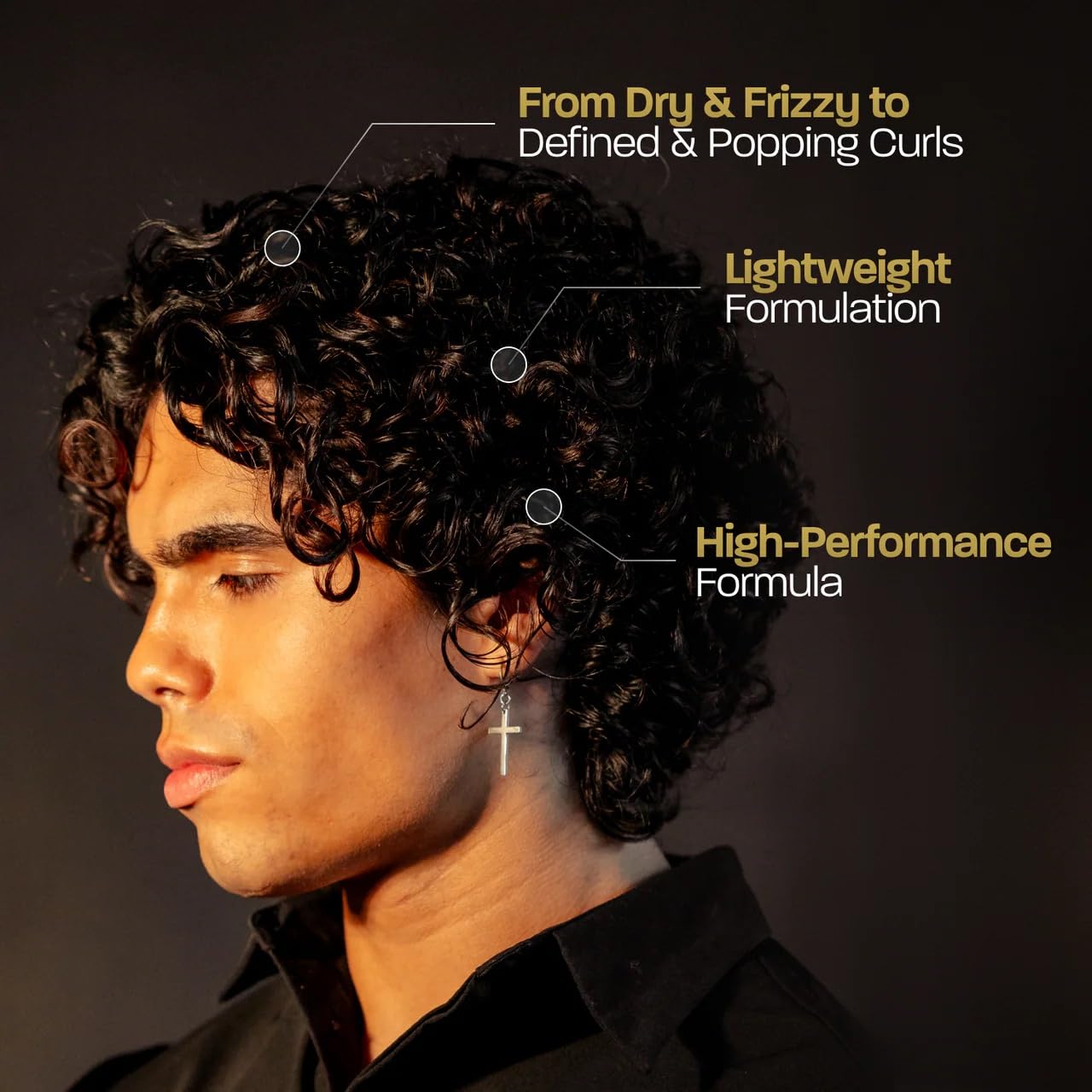 BASED Leave-In Conditioner, Instant Frizz Control, Hydrates & Nourishes Hair, Premium Leave-In Conditioner for Men, Healthier-Looking Frizz-Free Hair in Minutes (6.8 Fl Oz Pack of 1)