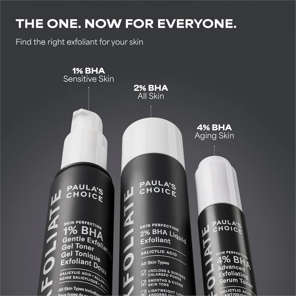 Paulas Choice--SKIN PERFECTING 2% BHA Liquid Salicylic Acid Exfoliant--Facial Exfoliant for Blackheads, Enlarged Pores, Wrinkles & Fine Lines, 4 oz Bottle